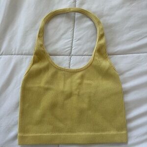 Cotton On Sunny Yellow Ribbed Top